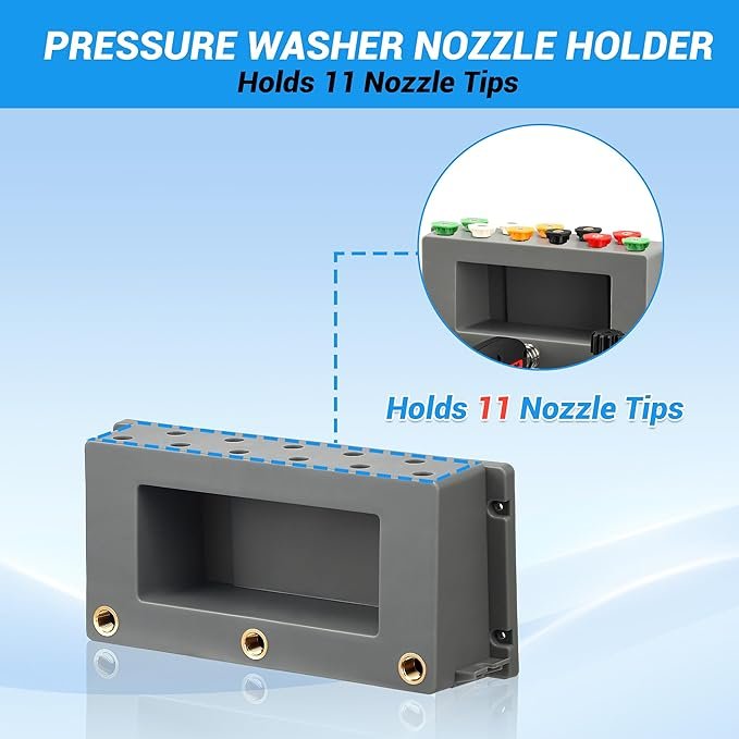 Holder for Pressure Gun & Nozzle 1.0 — Plastic — GKF-ACC-0153