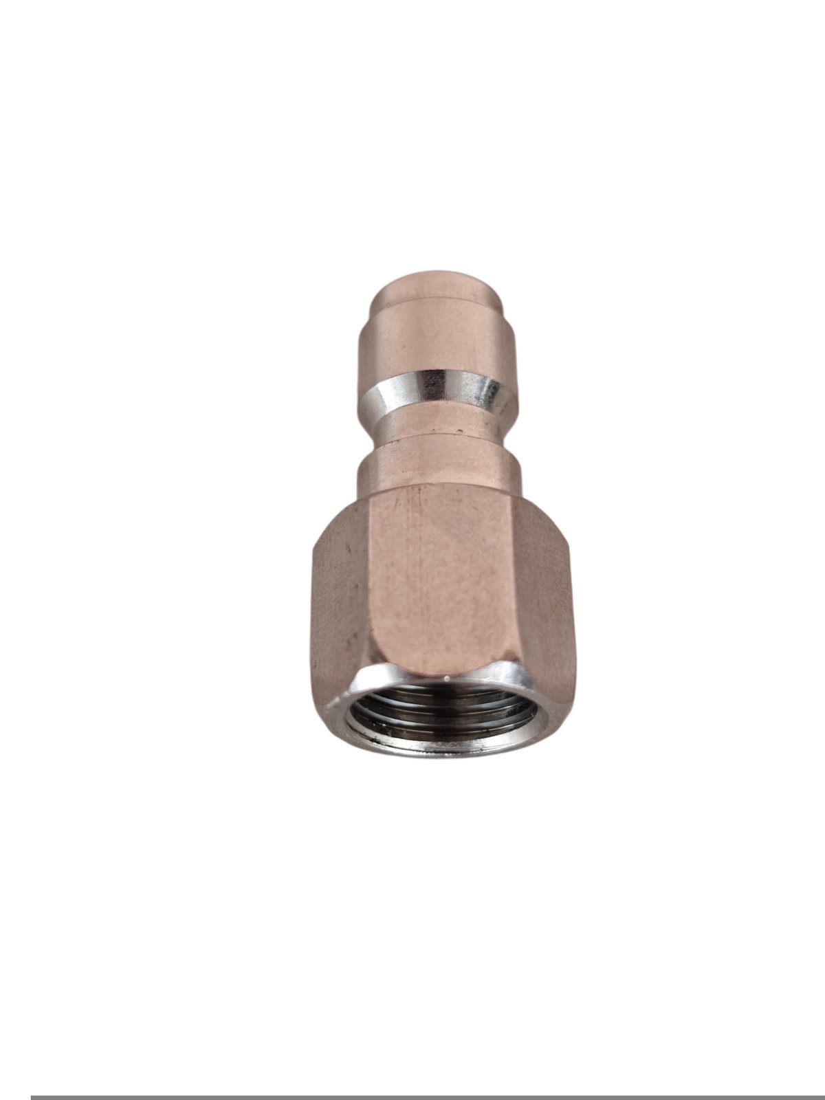 Connector 1/4″ F → 1/4″ Plug — Stainless Steel 201 — GKF-SPR-0118