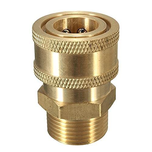 Connector M22/14 M → 3/8″ Coupler — Brass — GKF-SPR-0134