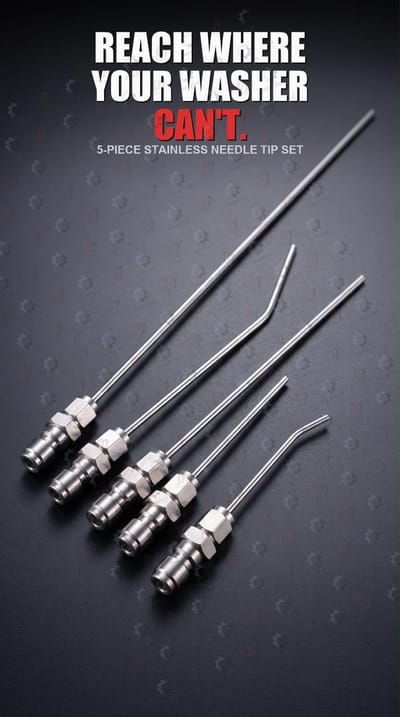 Needle Pressure Washer Tips Set of 5 — GKF-ACC-0160, view 2 of 2