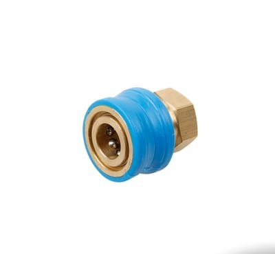 Connector 1/4″ F → 1/4″ Coupler — Brass + Rubber — GKF-SPR-0116, view 2 of 4