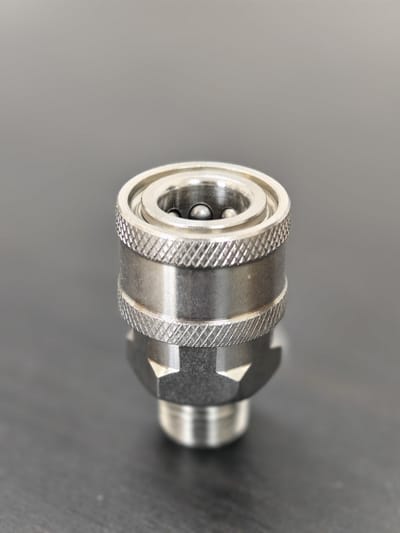 Connector 1/4″ M → 1/4″ Coupler — Stainless Steel 201 — GKF-SPR-0121, view 4 of 4