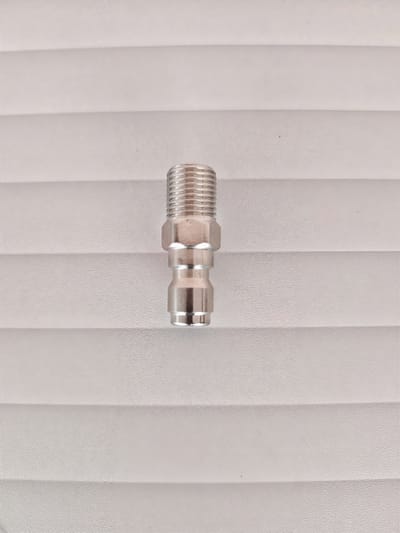 Connector 1/4″ M → 1/4″ Plug — Stainless Steel 201 — GKF-SPR-0122