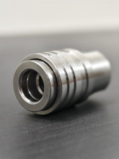 Connector 3/8″ F Coupler, Self-Locking — Stainless Steel 304 — GKF-SPR-0124, view 2 of 3