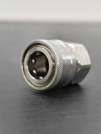 Connector 3/8″ F → 3/8″ Coupler — Stainless Steel 201 — GKF-SPR-0125, view 2 of 3