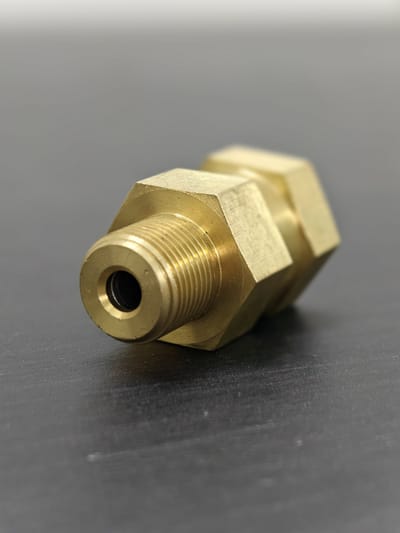 Connector 3/8″ M–3/8″ F — Swivel — GKF-SPR-0127, view 3 of 3