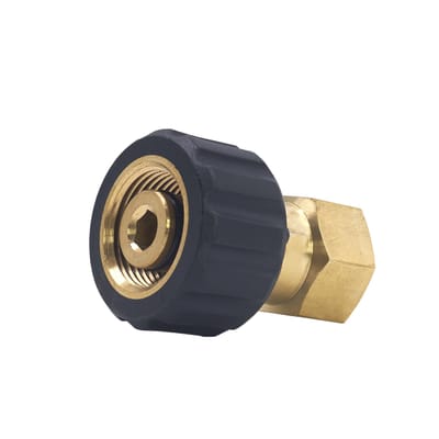 Connector M22/14 F → 3/8″ F — Brass + Rubber — GKF-SPR-0131
