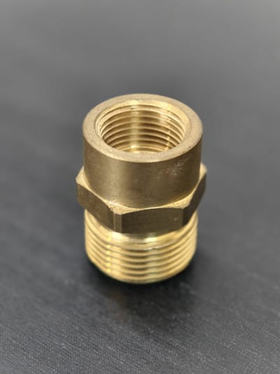 Connector M22/14 M → 3/8″ F — Brass — GKF-SPR-0135, view 4 of 4