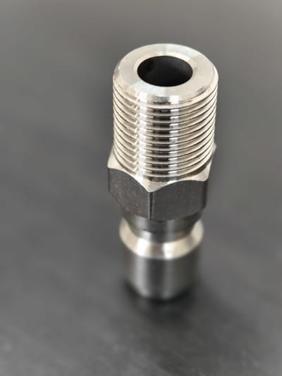 Connector M22/14 M → 3/8″ M — Stainless Steel 201 — GKF-SPR-0137, view 4 of 5